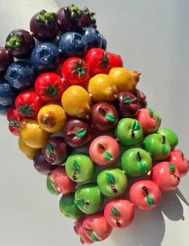 Trendy colourful spring and summer dopamine fruit bead fresh and cute bracelet back-to-school season accessory gift - Aliexpress - FashionsVida