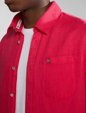 NAPAPIJRI CAMICIA G-LINEN LS
