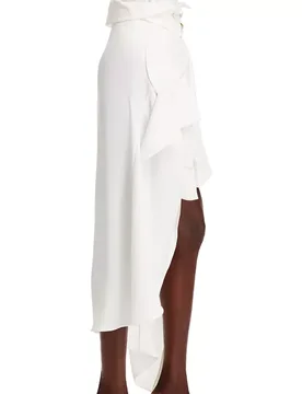 A. W.A. K.E. Mode Deconstructed Sleeve Belt Skirt - Awake - FashionsVida