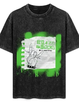 Hand Spike Bracelet Text Above T-Shirt Art Pattern Printed Casual Top - Aliexpress - FashionsVida