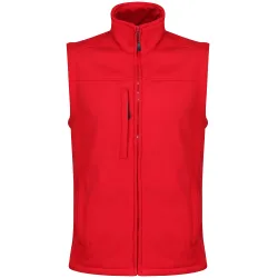 Mens Flux Softshell Bodywarmer / Sleeveless Jacket Water Repellent And Wind Resistant (Classic Red) - Size 3xl