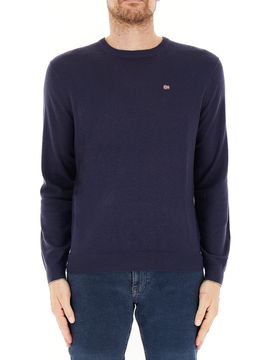 Maglione in lana BLU NAVY 3XL
