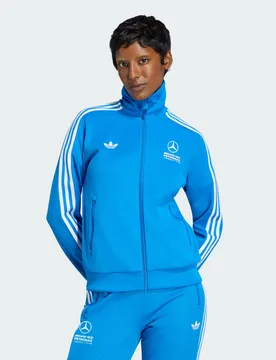 GIACCA DA ALLENAMENTO MERCEDES - AMG PETRONAS FORMULA 1 TEAM BLUE WONDER 2XL Blue Bird / White - Adidas - FashionsVida