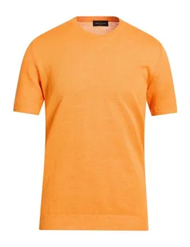 Pullover Hombre Naranja 48 Hombre - Roberto collina - FashionsVida