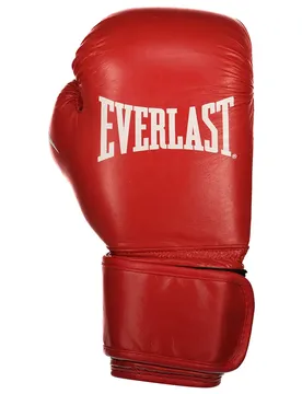 Gants De Boxe En Cuir Synthétique Amateur Competition Fight Red 16 oz