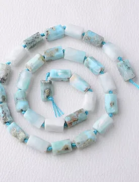Women's 6-8mm Natural Larimar Freeform Nugget Stone Loose Beads - Aliexpress - FashionsVida