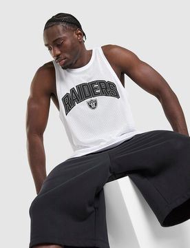 Mens Canotta LA Raiders Baseball - Bianco, bianco bianco Uomo taglia S
