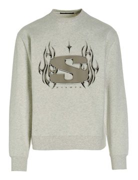 Stampd chrome flame sweatshirt