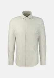 Shaped Jerseyhemd Gestreift Beige 44