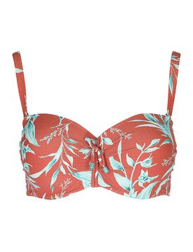 Top de bikini para mujer marrón 38E