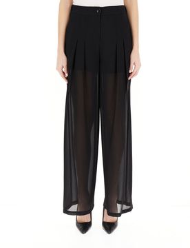 VICOLO Pantalone velato NERO XS