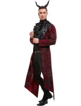 Sexy Teufel-Kostüm für Herren Halloweenkostüm schwarz-rot - male - SMIFFY''S - FashionsVida