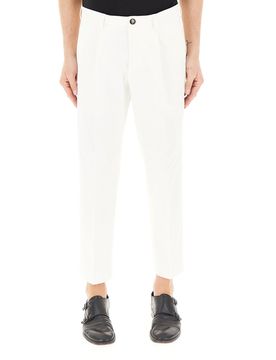 Pantalone con pinces BIANCO 50