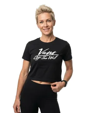 T-shirt à Manches Courtes Off The Wall Crop Ii Black L