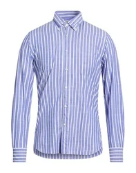 XACUS Hemd Herren Blau S Herren