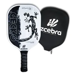 Zgecko Pickleball Paddle Black White One Size