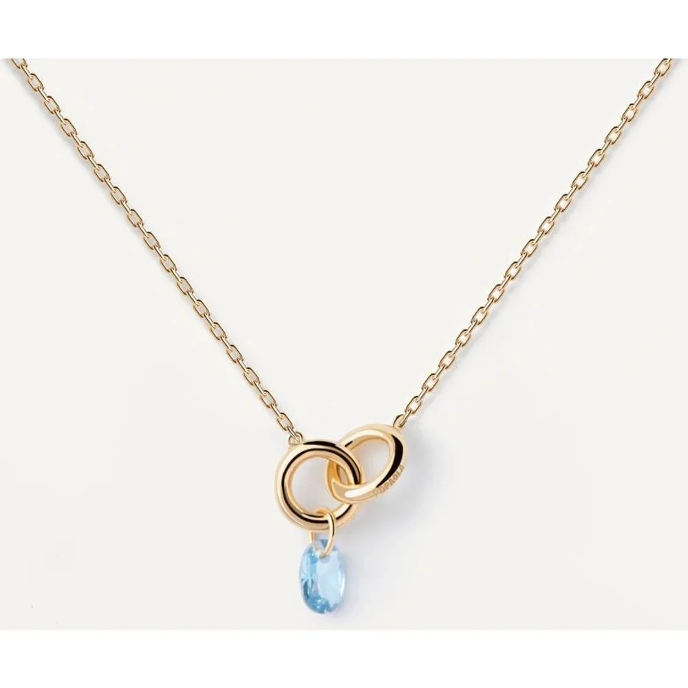 Collar Color dorado con circonita - PDPAOLA - FashionsVida