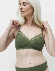 Jasmine Lace Non Wired Post Surgery Bra (A-E) Khaki female