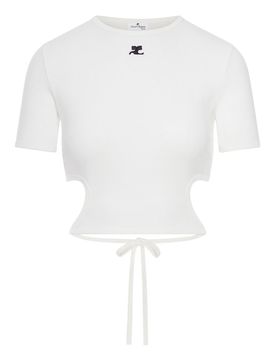 Courreges T-shirt cropped
