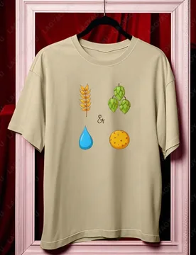 Barley, Hops, Water, Yeast Unisex Classic Tee Graphic T Shirts Beer Plant Tops Beer Lover Shirts Summer Cotton Tees Funny Tshits - Aliexpress - FashionsVida