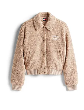 Jacke in Felloptik beige L damen - TOMMY JEANS - FashionsVida