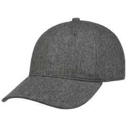 Herringbone Wool Cap by - dark grey - Female - Size: One Size