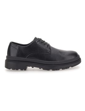 Scarpe Stringate Nere Con Punta Arrotondata 2308105 43