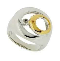 Womens 925 Sterling Silver Ring - Zr-3482 - Size N
