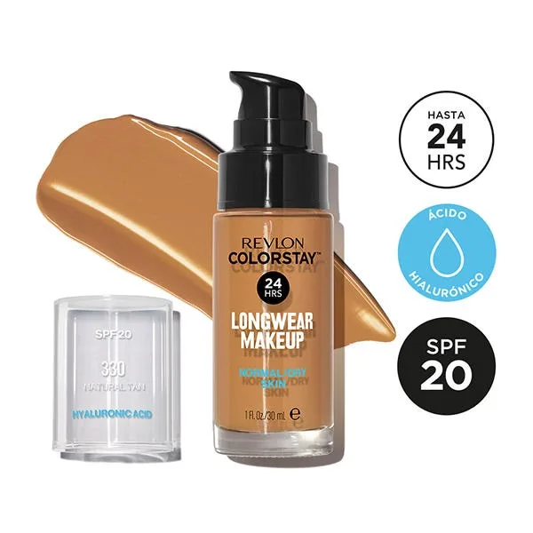 Colorstay Makeup Piel Normal/Seca 330 Natural Tan - Revlon - FashionsVida