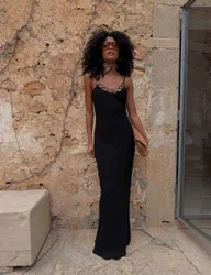 Sapna Dress with Ring Detail Black female
