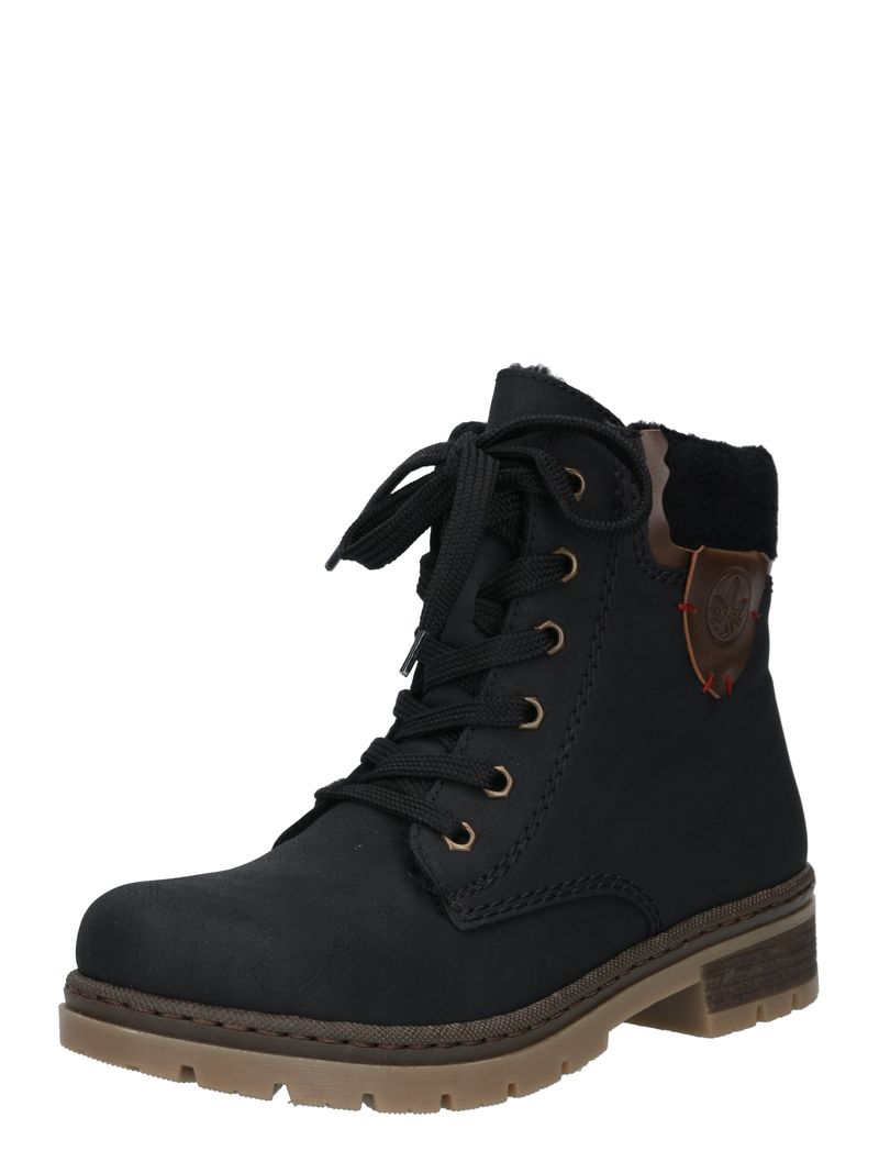 Botines con cordones /