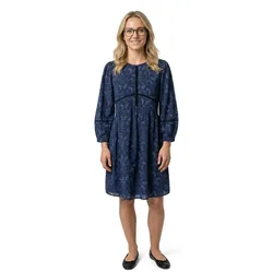 Vestito Midi A Maniche Lunghe Barbara Union Blue XS