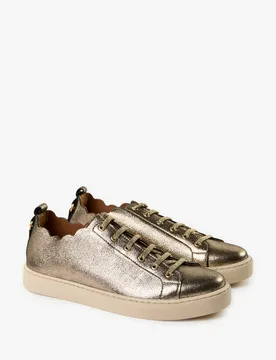 Baskets basses en cuir - Maison Toufet - FashionsVida