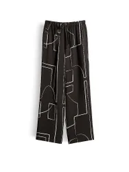 Marlenehose CEVIL GRAPHIC marron 34