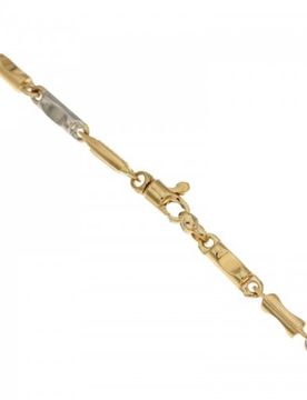 Bracciale Uomo in Oro Giallo e Bianco 803321717279