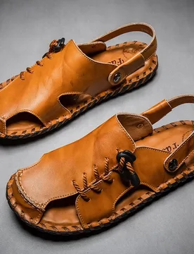 Men New Fashion Sandals PU Outdoor Leisure Comfortable Beach Sandals Popular Walking Sandals Size 38-47 Men Sandals - Aliexpress - FashionsVida