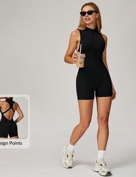 Mono de mujer de una pieza para entrenamiento, mono de yoga, mono de gimnasio, mono de tenis, mono de running, senderismo, voleibol, bádminton, ropa