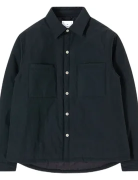 Giacca sphere padded overshirt ls - black - Edwin - FashionsVida