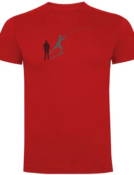 Fish Shadow Short Sleeve T-shirt Red S Men - Kruskis - FashionsVida