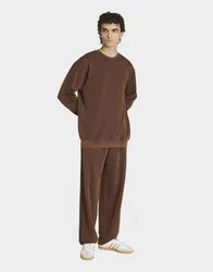 Mens Felpa Girocollo Lavata Retro Premium Essentials - Marrone, marrone marrone Uomo taglia M