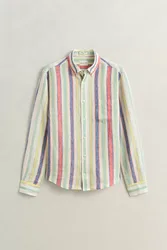 REG MULTISTRIPE LINEN SHIRT male