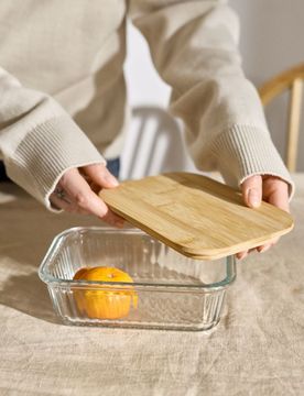 Contenitore rigato per conservare alimenti - clear