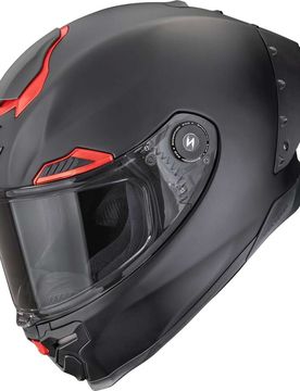 Casco Moto Integrale EXO-RACE AIR SOLID Nero Rosso taglia XS