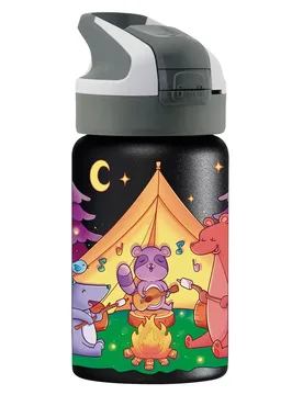 Bouteille Animal Camping 350 Ml Black One Size - Laken - FashionsVida