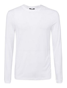 T-shirt Bianca in Misto Viscosa