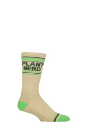 Pair Plant Nerd Cotton Socks Multi One Size - Green - Size: One Size