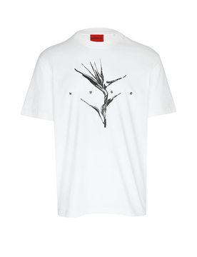 HUGO T-Shirt DARISE weiss XL herren