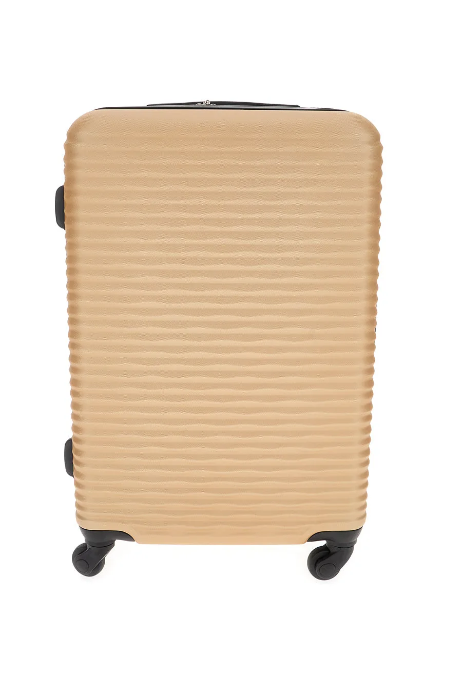 Valigia rigida oro grande con ruote girevoli PR166/G - PRIMA RIGA - FashionsVida