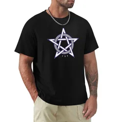 Pentacle T-Shirt Minimalist Plain Crew Neck T-Shirt