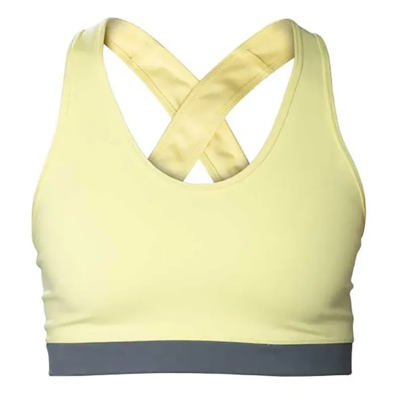 Soutien-gorge De Sport Crossed Yellow S